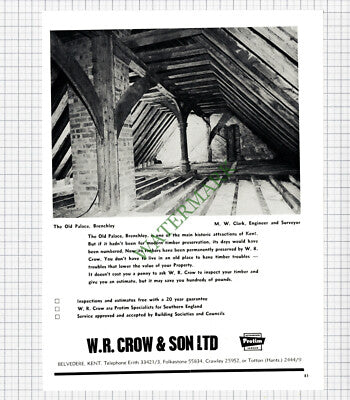 9306) The Old Palace Brenchley WR Crow & Son - c.1968 Cutting