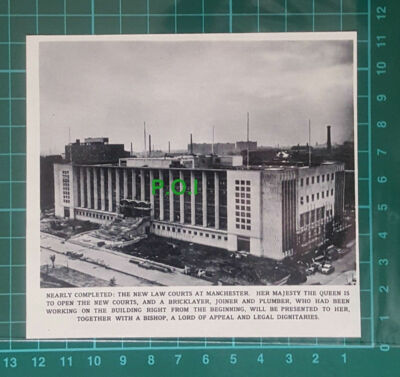 C2560) New Law Courts At Manchester - 1961 Clip