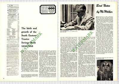 9276) South Eastern Trustee Savings Bank Lord Rupert Nevill - 1968 Article