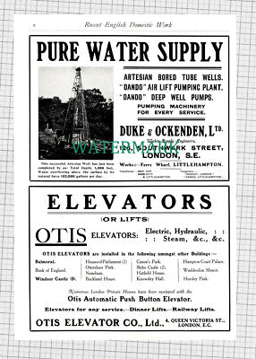 X1941) The Trussed Concrete Steel Co Kahn System Duke Ockenden Otis 1911 Advert