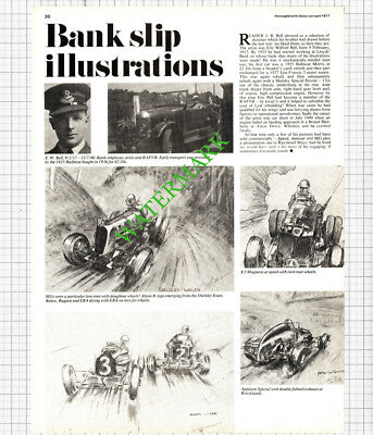 Eric Wilfred Bell RAFVR Artist JR Bell - 1977 Cutting