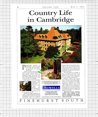 Pinehurst South Cambridge Redwood Lodge Sale Advert - 1991 Cutting