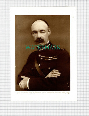 X1269) Sir Henry S Rawlinson Fourth Army WW1 World War One - c.1916 Book Print