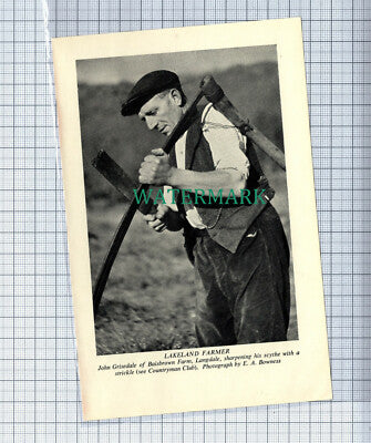 C4654) John Grisedale Baisbrown Farm Langdale - 1957 Clip