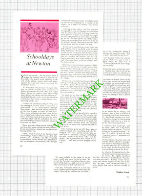 Newton-on-Rawcliffe School - 1982 Article