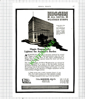 Business Men's Club Cincinnati Higgin Newport Kentucky Advert - 1925 Cutting