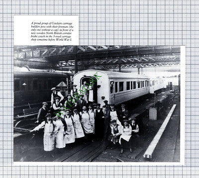 9929) Cowlairs Railway Carriage Builders - 1990s Cutting / Print