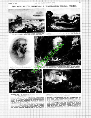John Martin Artist Exhibition- 1953 Cutting