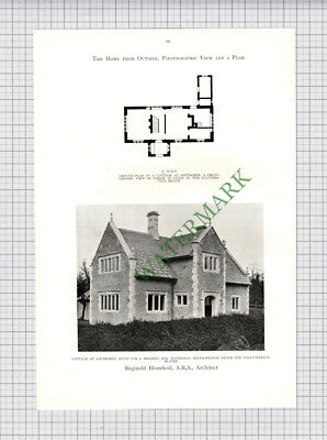 8929) Apethorpe Cottage L Brassey Blomfield / Wealwood Surrey Dawber - c.1906