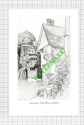 Grimshaw Hall Warwickshire - 1980s Cutting