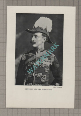 C3761) General Sir Ian Hamilton - c.1920s Book Print