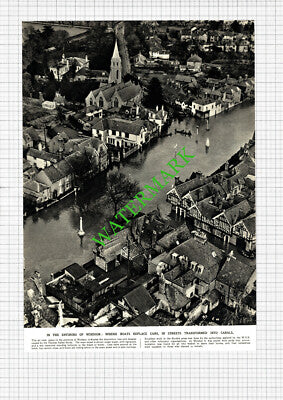 Windsor Berkshire Floods - 1947 Cutting