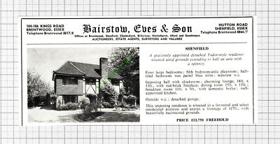 Essex Shenfield House Sale Advert - 1960s Cutting