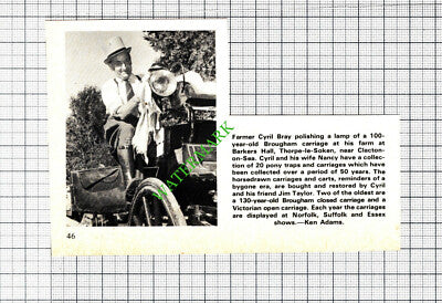 Cyril Bray Nancy Farmer Barkers Hall Thorpe-le-Soken Essex - 1976 Small Cutting