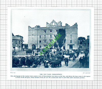 The Old Gaol Roscommon Ireland - 1920's Cutting