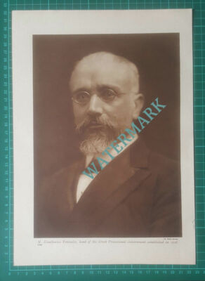 X752) M Eleutherios Venizelos Greek Provisional Government - 1919
