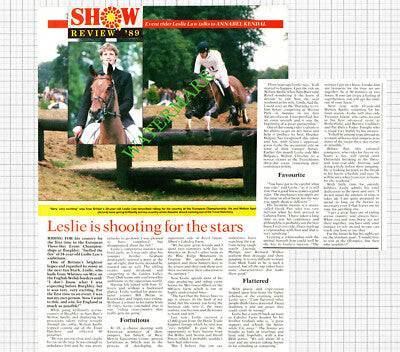 Leslie Law Horse Riding - 1989 2-PART Cutting