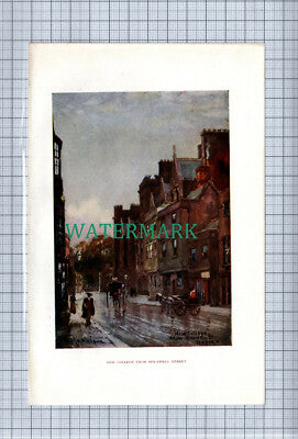 C4964) New College Oxford Holywell Street - c.1900 SMALL Book Print