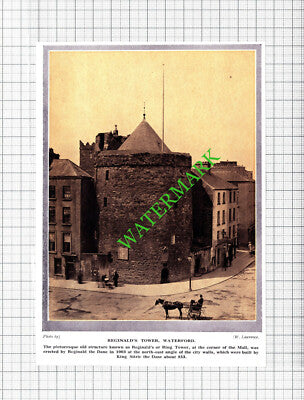 Reginald's Tower Waterford - 1920's Cutting