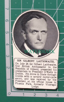 C4365) Sir Gilbert Laithwaite British Ambassador Republic Ireland - 1950 SMALL