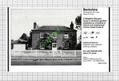 Chobham Surrey / Wokingham Berkshire House Sale Advert - 1980 Cutting