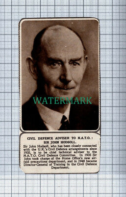 C4351) Sir John Hodsoll Civil Defence Advisor - 1954 Clip