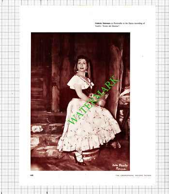 Giuletta Simionato - 1956 Cutting