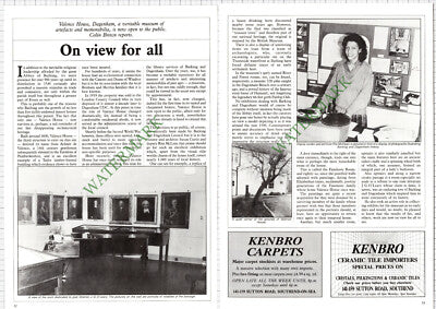 9495) Valence House Dagenham Essex Rita McLean - 1988 Article