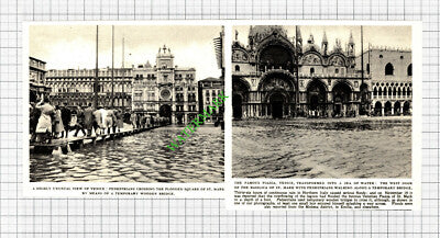 The Piazza Venice Flooded Floods - 1952 Cutting