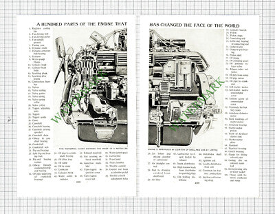 The Motor Car Engine And Chassis Diagram - c.1950s Article
