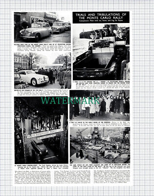 (X295) Monte Carlo Rally SS DINARD M Trevoux T van Blaaderen Louis Chiron - 1950
