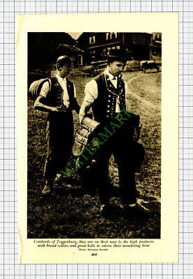Kippel Switzerland / Toggenburg - c.1920s Print / Cutting