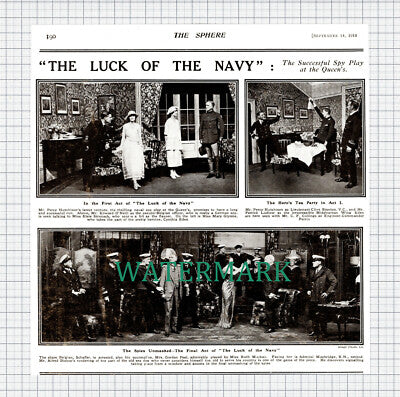 (X544) The Luck Of The Navy Ruth Mackay Percy Hutchinson Edward O'Neill -1918