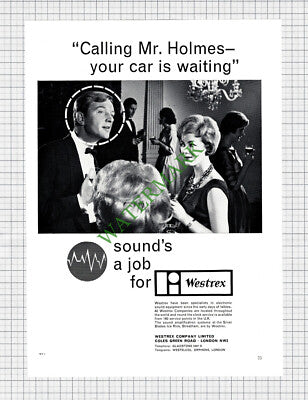 Westrex Company Ltd London - 1962 Advert