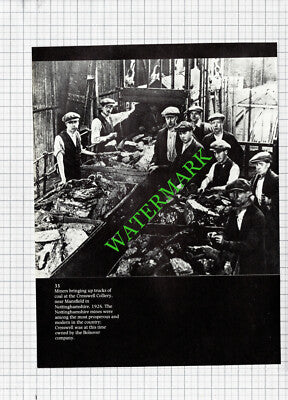 Cresswell Colliery Mansfield Nottinghamshire - 1980s Cutting