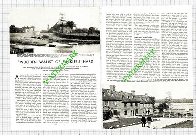 Buckler's Hard Hampshire - 1930s Article