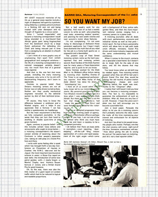 9037) Barrie Gill The Sun Newspaper - 1966 Article