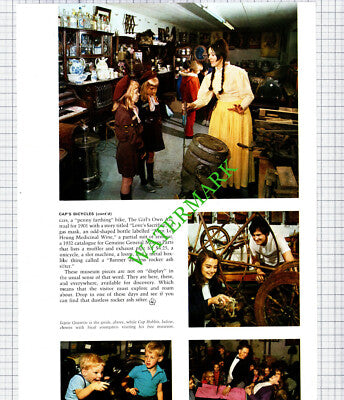 Cap's Bicycles Museum Sapperton Canada Cap Gerald Hobbis - 1970s Article
