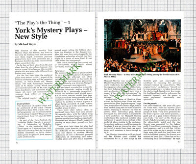 Ian Forrest York Mystery Plays - 1992 Article