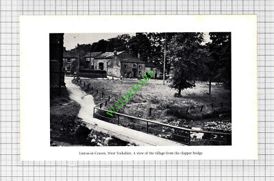 Linton In Craven West Yorkshire - 1970s Cutting / Print