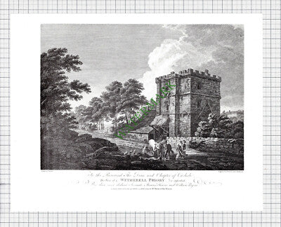 Wetherell Priory Wetheral Priory Cumbria - 1960's Book Print