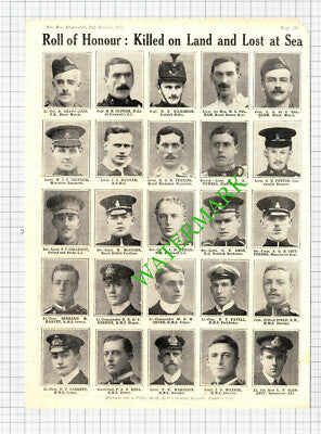 Giradot Gabbett HMS Cressy Grant-Duff Gilkinson World War One - 1914 Cutting