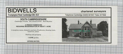 C7774) Royston Cambridgeshire - 1980 House Advert