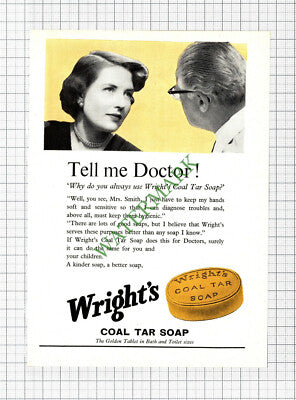 Wright's Coal Tar Soap SMALL ADVERT - 1960 Cutting