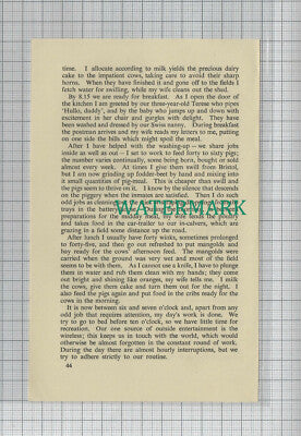 C4469) Richard Gregory Farmer - 1952 Small Article