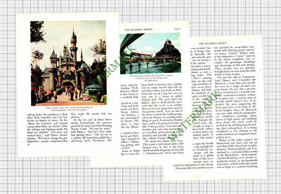 Walt Disney Disneyland America Ira Wolfert - 1960 Small Article