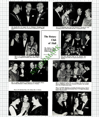 9706) Hull Rotary Club Brennand Glen Segal Pulfrey Dagwell - 1967 Cutting