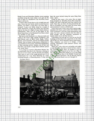9246) Stow Bardolph Sarah Hare Stow Hall Hare Arms - 1972 Article