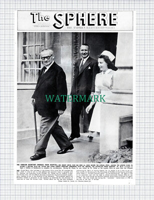 (X593) Mr Ernest Bevin Leaves The London Clinic - 1950 Clip