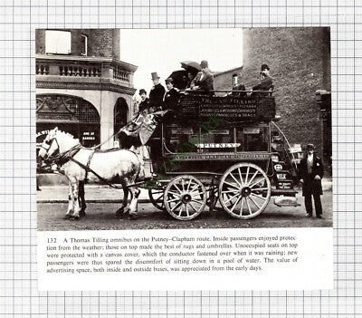 C5670) Thomas Tilling Omnibus Putney Clapham - Cutting